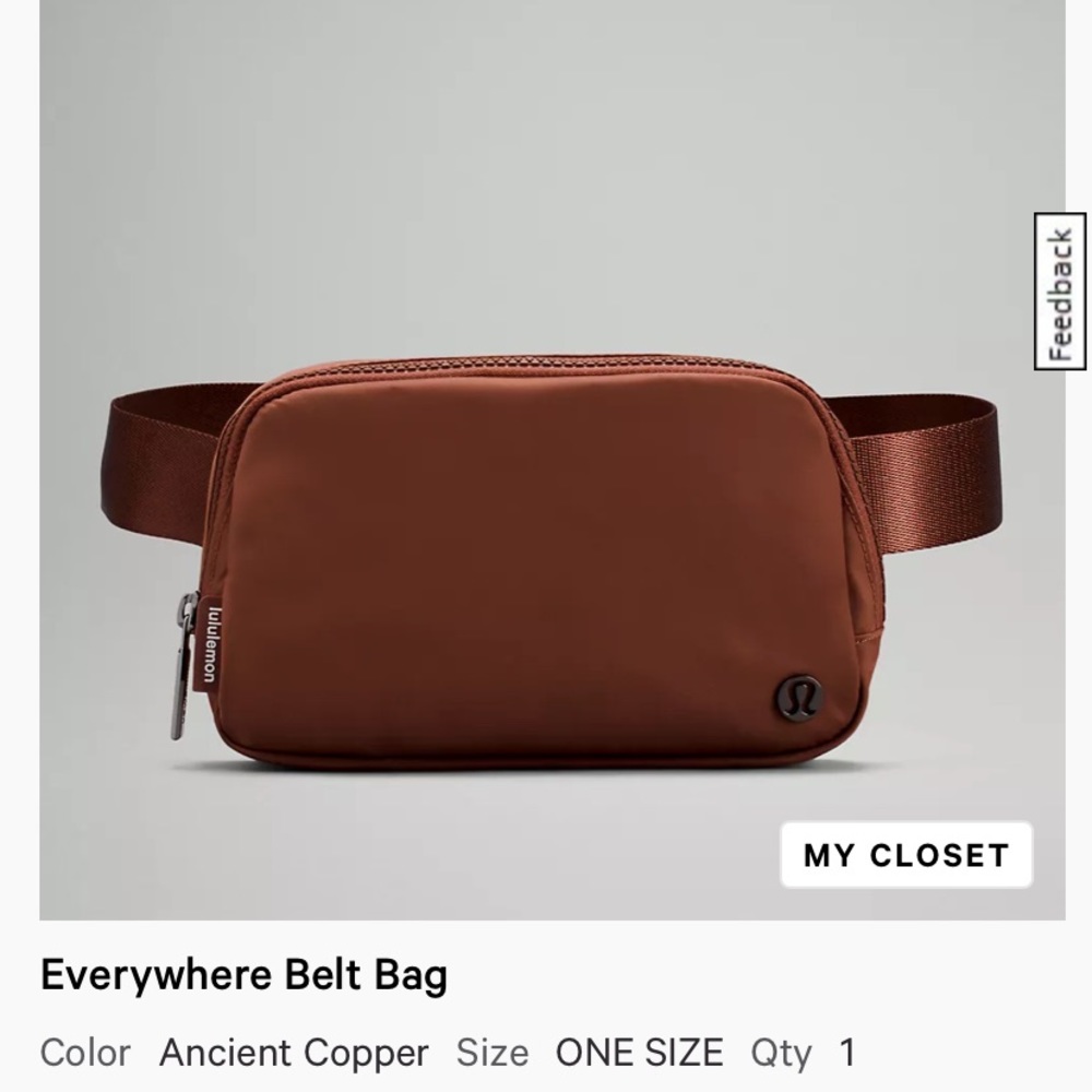 Ancient Copper Everywhere Belt Bag Lululemon
